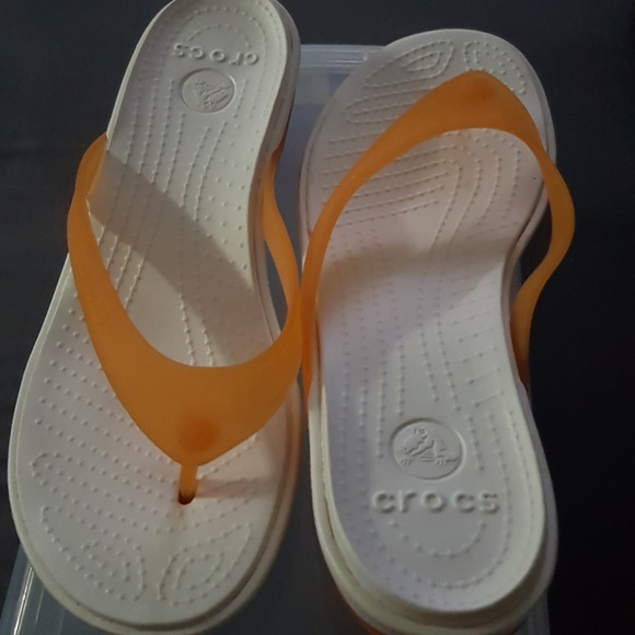 🚫 SOLD🚫 Croc Jelly Thong Heeled Wedge - Picture 2 of 6